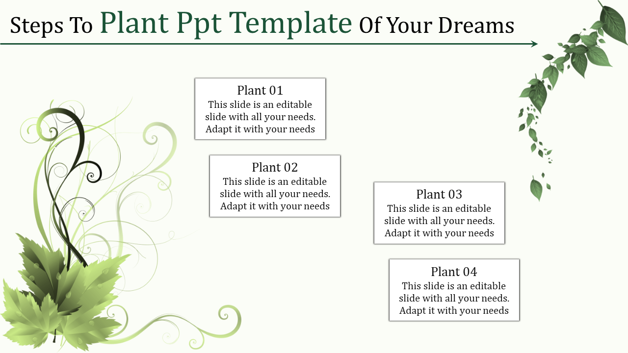 plant ppt template- Steps To Plant Ppt Template Of Your Dreams